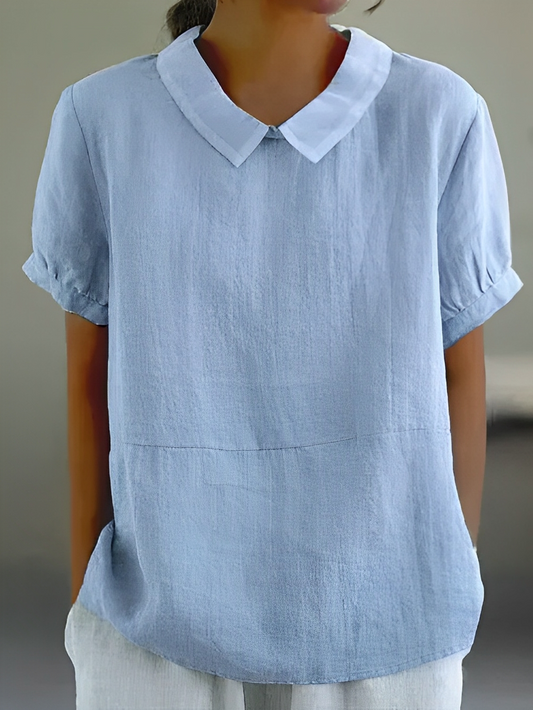 Alina – Luftige Bluse mit Kragen