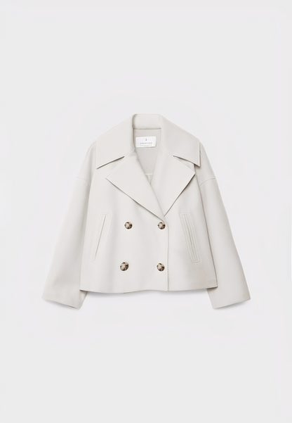Claire – Kurze Schicke Zweireihige Jacke