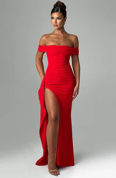Stephanie - Elegantes Damen Maxikleid