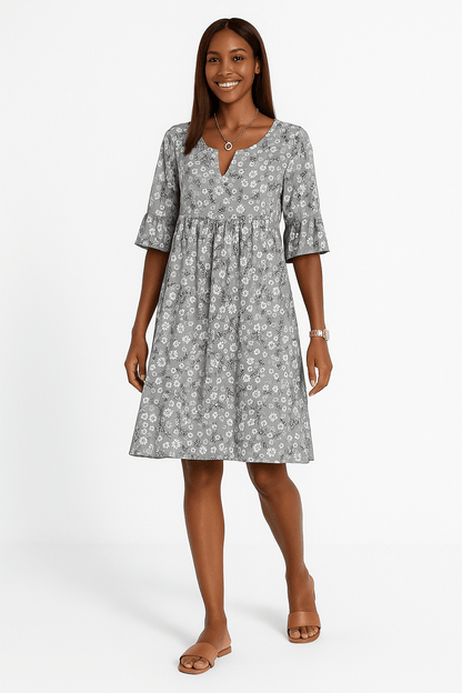 Annalena – Geblümtes Kleid im femininen Stil
