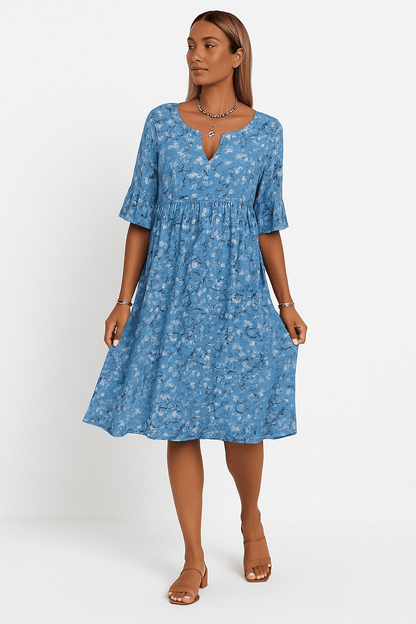 Annalena – Geblümtes Kleid im femininen Stil