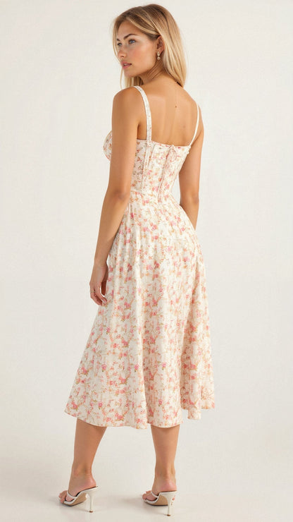 Liana – Korsett-Midikleid
