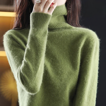 Letizia – Stilvoller Pullover mit hohem Kragen