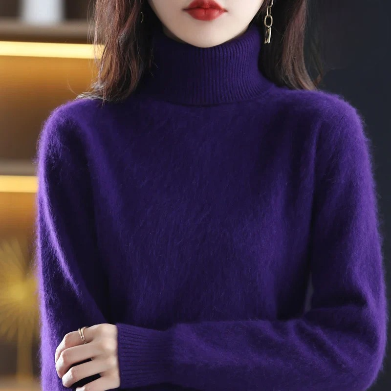 Letizia – Stilvoller Pullover mit hohem Kragen