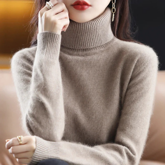 Letizia – Stilvoller Pullover mit hohem Kragen