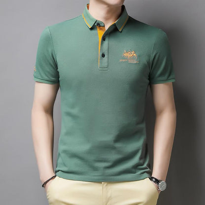 Taro – Bequemes Herren-Poloshirt mit Knöpfen