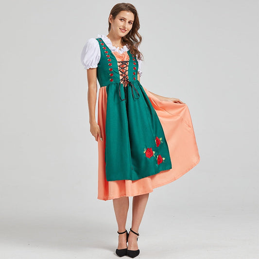 Kathryn - Traditionelles Oktoberfest-Dirndl-Midikleid für Frauen