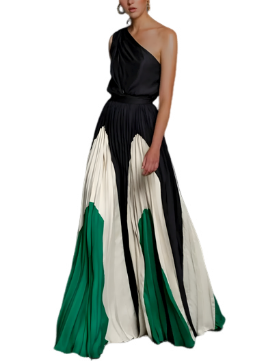 Yara – Schulterfreies langes Kleid