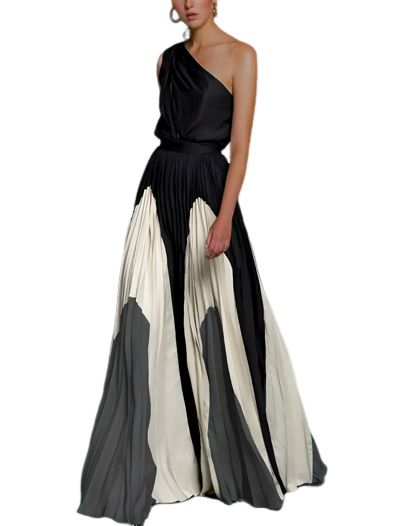 Yara – Schulterfreies langes Kleid