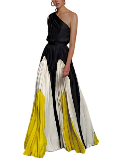 Yara – Schulterfreies langes Kleid