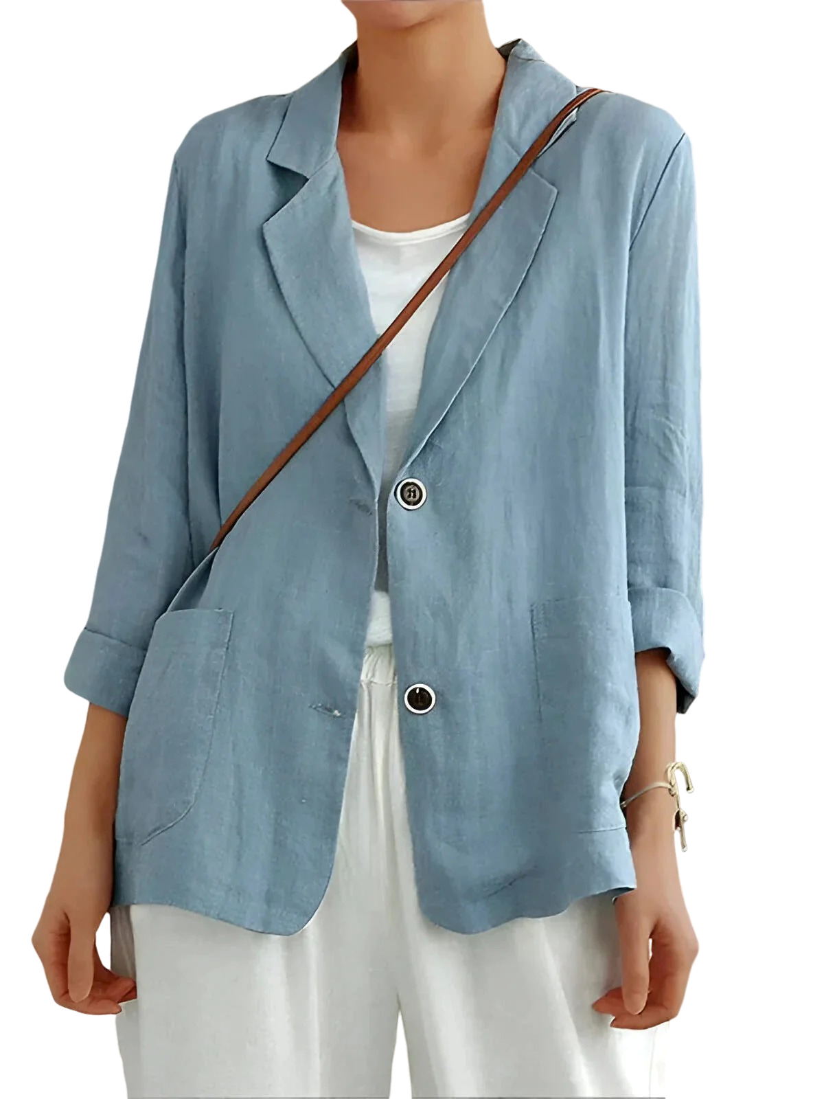 Tabea – Lässiger Leinenblazer