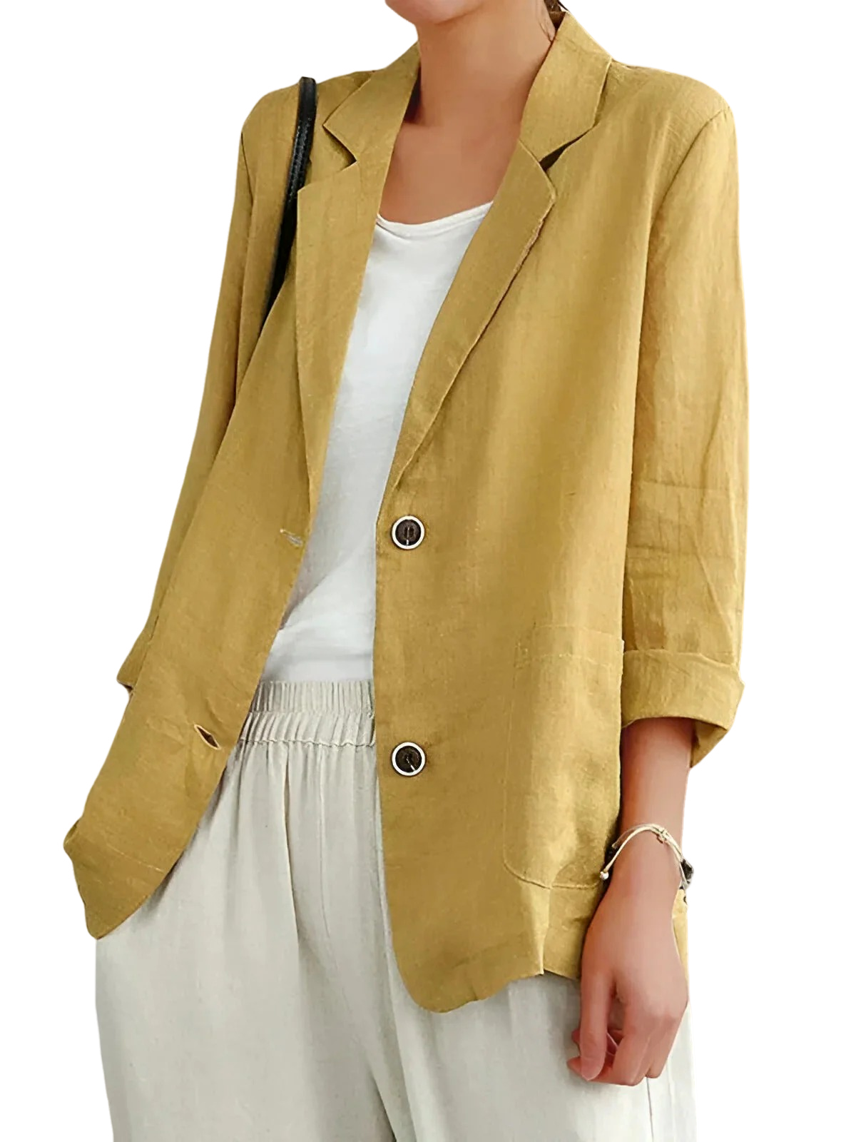 Tabea – Lässiger Leinenblazer